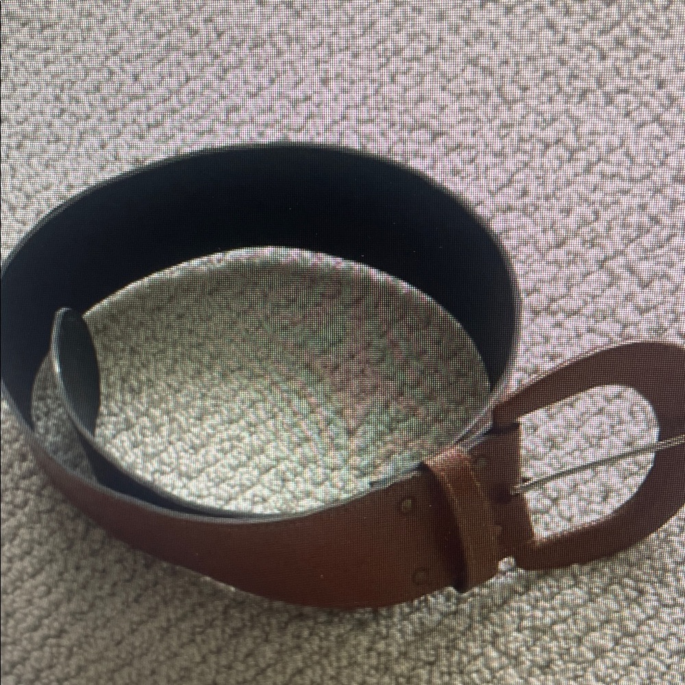 Men's Brown Leather Belt